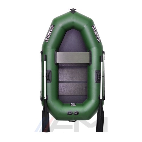 OMEGA - Надуваема гребна лодка с твърдо дъно 190 LST Pro зелена
